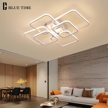 LED מודרנית נברשות על שולחן האוכל בסלון חדר שינה תקרה נברשת בית תאורה פנימית תקרה נברשת