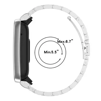 Smartwatch להקות Mi Band 7 פלדה אל חלד רצועת שעון חדש רצועות צמיד רצועת צמיד צמיד Correas