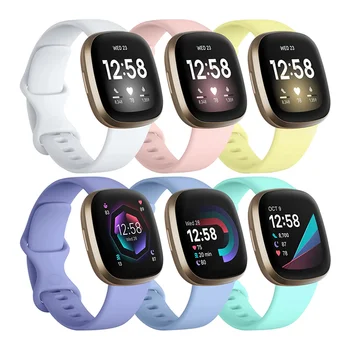 סיליקון ספורט הרצועה על פיטביט להיפך 3 להקת שעון רך smartwatch קוראה צמיד הניטור הגיוני Versa3 רצועת שעון אביזרים