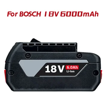 1-3PSC 18V סוללה עבור בוש GBA 18V 6.0 Ah ליתיום BAT609 BAT610G BAT618 BAT618G 17618-01+מטען