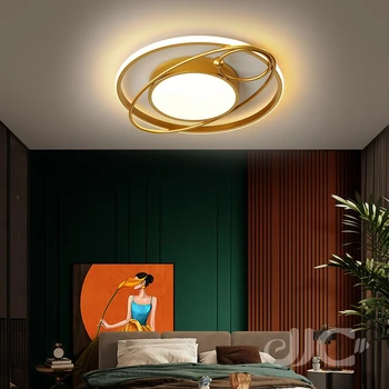 Jjc יצירתי המודרני סלון Led אורות התקרה נורדי חם השינה אורות יצירתי הסלון וחדר האוכל אורות