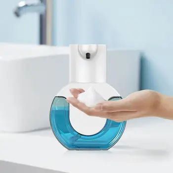 אוטומטי חש סבון מיכל חכם ג ' ל קצף 420ML יד מכונת כביסה כביסה התלויה על הקיר חיישן אינפרא אדום קצף מכונת המטבח