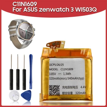 מקורי החלפת Smartwatch סוללה C11N1609 עבור ASUS Zenwatch 3 WI503Q 340mAh