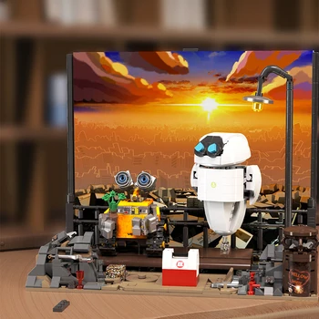 רובוט קטן חלקיקים אבני הבניין העתק טכנולוגיה גדולות סצנה מהסרט המרה הרכבה, צעצועי בנים בנות מתנות לחברים.