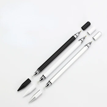 אוניברסלי 2 ב 1 סיבים עט ציור לוח עטים קיבולי מסך עט לגעת עט עבור טלפון נייד חכם עט אביזרים