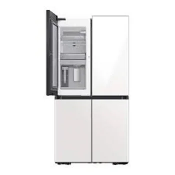פרומו חדש מקורי העידו 4 דלתות צרפתי דלת המקרר (29 cu. ft.) עם משקאות מרכז™ לבן זכוכית