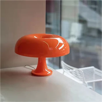 איטליה מעצב Led פטריות מנורת שולחן עבור חדר שינה במלון ליד המיטה בסלון קישוט תאורה מודרני מינימליסטי השולחן אורות