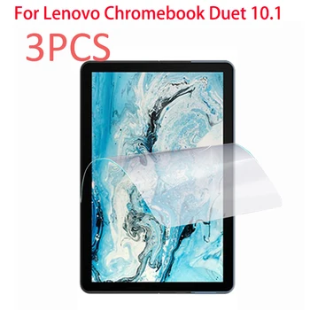 3PCS מחמד רך מגן מסך עבור Lenovo Ideapad דואט chromebook 10.1 אינץ ' מחשב לוח סרט מגן CT-X606 CT-X636F
