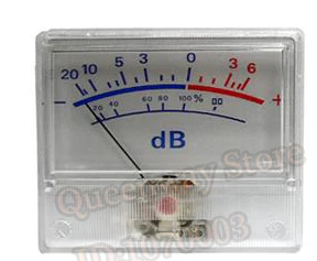 דיוק גבוה Vu Meter הראש אודיו dB מד רמת כוח מגבר שפופרת מגבר DAC מראש הבמה כוח Vu Meter