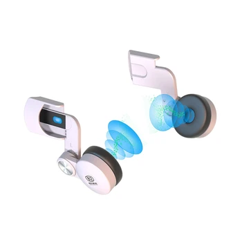 על אוקולוס Quest2 אוזניות VR II אטמי אוזניים Quest2 בתקשור אטמי אוזניים נייד הכובעים אביזרים