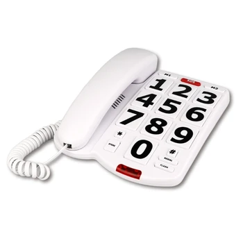 פתול טלפון שולחני לבית הטלפון Emegency טלפון קשישים הכפתור הגדול משולב טלפון עבור המשרד הביתי