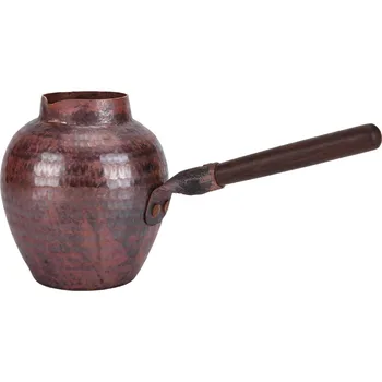 סיני קומקום צד handl עתיק לשרוף קומקום קלויים תה צנצנת בעבודת יד סגול כלי נחושת, וינטאג', תה, קומקומים infuser קומקום