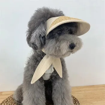 מחמד כובע עם אוזניים חורים קרם הגנה כובע בייסבול גדול בינוני קטן כלבי קיץ הכלב כובע כובע השמש חיצונית הליכה כובע מחמד המוצר