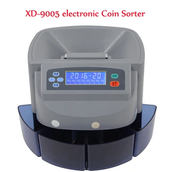XD-9005 אלקטרוני מטבע הממיין יכול להפריד אירו/דולר המטבע הממיין עם נקי עם חיישן אוטומטי תחתור לקידום