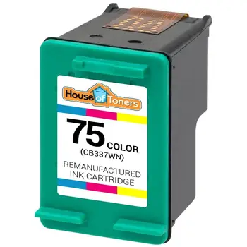 צבע דיו #75 עבור HP Photosmart C4480 C4500 C4540 C5200 C5240 C5290 C5550