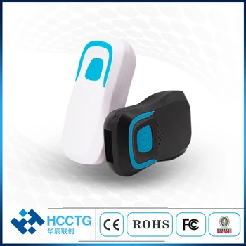 מיני Bluetooth אלחוטית ברקוד 2D, סורק כיס QR בר הקוד קורא PDF417 עבור תשלום סלולרי התעשייה(HR58)