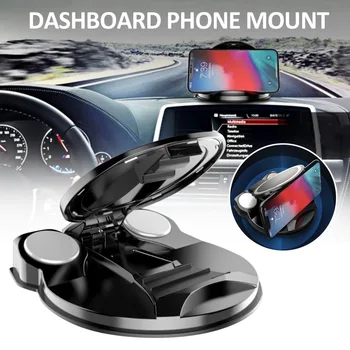 אוניברסלי המחוונים ברכב נגד החלקה טלפון בעל הר לעמוד על MobilePhone GPS עם סיליקון רך מרקם התחתון, משטח דביק
