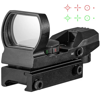 נקודה אדומה 20mm / 11mm נקודה אדומה BK היקף דה QD הראייה משתלב Riflescope רפלקס אופטיקה ראיה רובה ציד, אקדח איירסופט טקטי