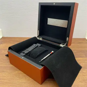 סיטונאית Mens בשביל פאם קופסת השעון המקורי עץ הפנימי החיצוני של האדם שעונים, קופסאות המסמכים פרק כף היד לצפות הטוב ביותר Quailty התאמה אישית