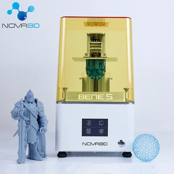 2021 החדש NOVA3D Bene5 מונו 3D מדפסת UV 2K MSLA מדפסת 3D 6.08 אינץ 'בצבע אחד LCD שרף מדפסת 3D 130*80*150 מ