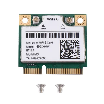 1650X 1650XHMW AX200 WiFi כרטיס Dual Band 2400Mbps Bluetooth 5.1 Mini Pcie Gigabit מתאם אלחוטי תמיכה בכרטיס Win11