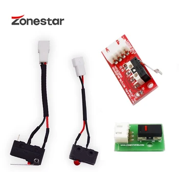 ZONESTAR ENDSTOPs עבור מדפסת 3D מגבלת מתג KW11 KW12 עם חוט מחבר 2Pin 3Pin XH-2 שקע Z5 Z6 Z8 Z9 Z9V5 משלוח חינם