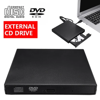 DVD חיצוני USB CD RW דיסק צורב קומבו לנהוג הקורא Windows 07/08 מחשב נייד נגן כוננים אופטיים עבור מחשב נייד צורב DVD
