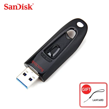 SanDisk USB 3.0 Flash Drive דיסק CZ48 256GB 128GB 64GB 32GB 16GB 512GB קטן Pendrive מקל זיכרון התקן אחסון כונן פלאש