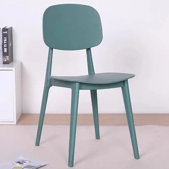 מינימליסטי ירוק כסאות אוכל גבוהים חזרה מרפסת המודרני סלון יופי האוכל הכיסא בסלון Sillas ריהוט למטבח A1