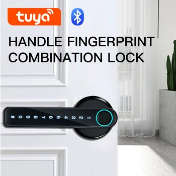 PHIPULO טביעת אצבע ביומטרי חכם, מנעול דלת אלקטרוני סיסמא מנעול דיגיטלי כניסה ידיות מנעול בחדר השינה הביתה