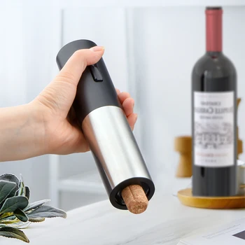 Usb לטעינה אוטומטי חשמלי, בקבוק יין, פותחן מטבח חשמלי פותחן יין עם רדיד קאטר מכשירי חשמל ביתיים