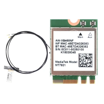 MT7921 WIFI6 2.4 G 5G Gigabit כרטיס רשת כרטיס רשת עם אנטנה מובנית שולחן העבודה במחשב נייד אלחוטי מובנה