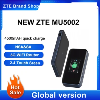 מקורי חדש ZTE 5G נייד WiFi6 נייד כרטיס נתב Cpe אלחוטי רשת כרטיס רשת Gigabit נמל MU5002 עם חריץ לכרטיס ה-Sim